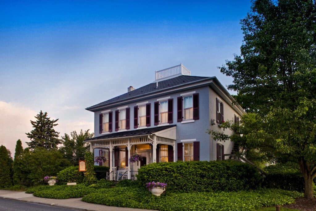 street side of 1848 Artist's Inn in Terre HIll, Lancaster County